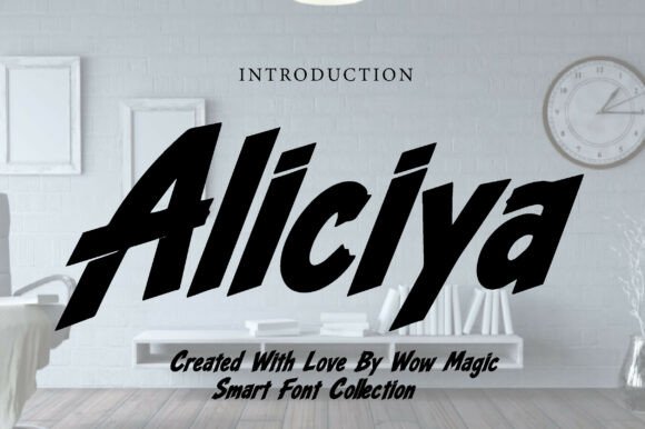 Aliciya Typeface Review for Bold Branding