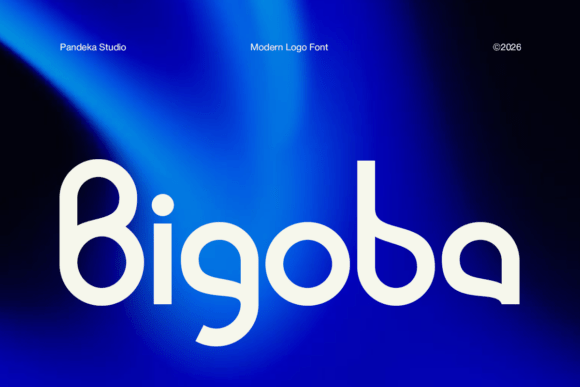 Bigoba Font: Modern Display Type for Crafters