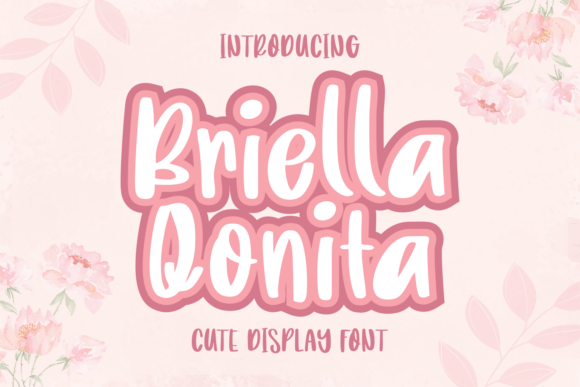 Briella Qonita: The Display Font for Bold Storytelling