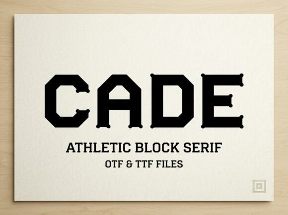 Cade Display Font for Modern Web Design