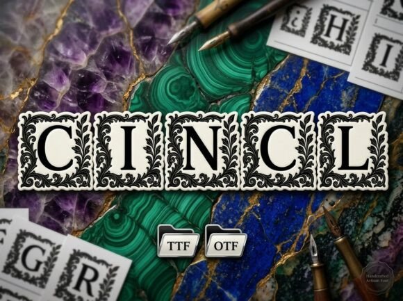 Cincl: A Bold Display Font for Modern Branding