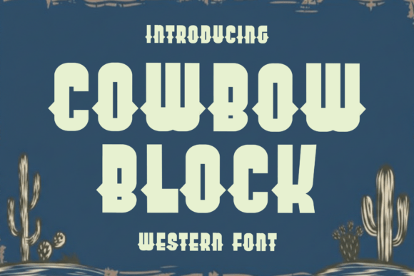 Cowbow Block: A Warm Display Font for Modern Brands