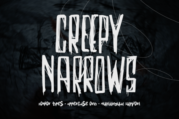 Creepy Narrows: The Ultimate Horror Display Font Review