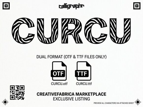 Curcu: A Bold Display Font for High-Impact Campaigns