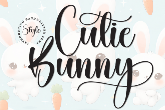 Cutie Bunny: A Sweet Display Font for Branding