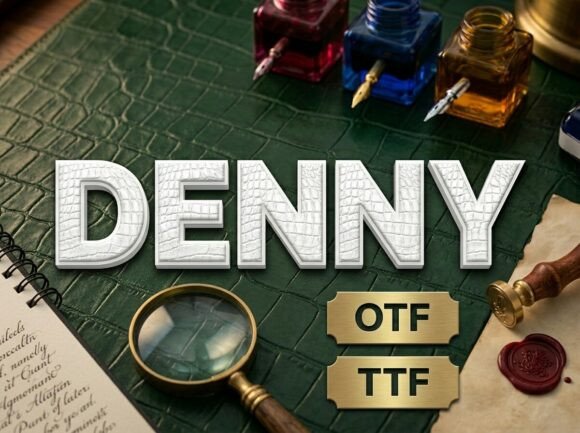 Denny Font Review for Campaign Designers