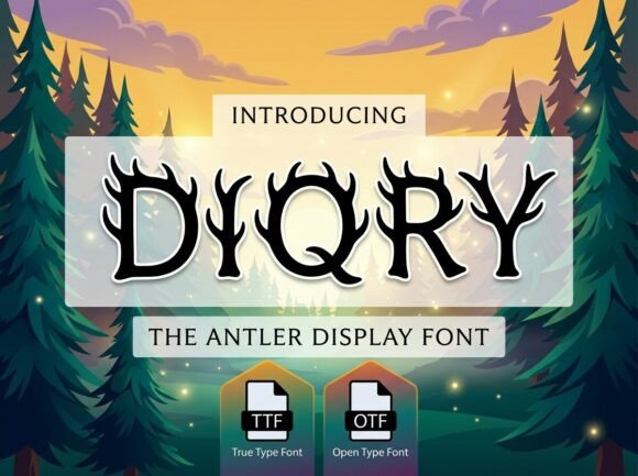 Diory: A Premium Display Font for Digital Brands