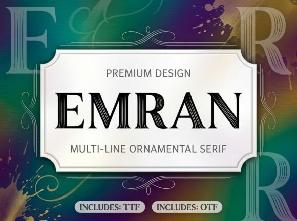 Emran Display Font for Bold Campaigns