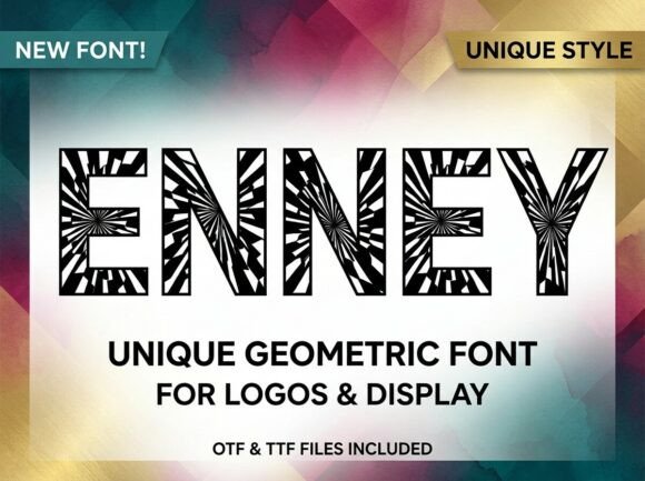 Enney Display Font for Bold Campaigns