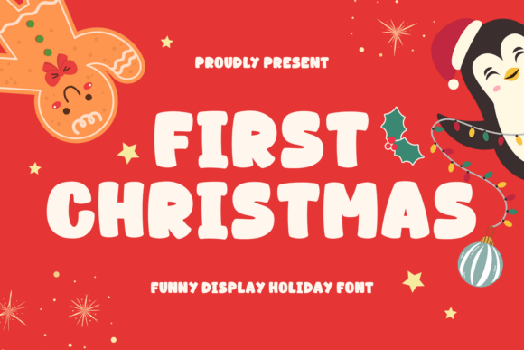 First Christmas Font: A Festive Display Review
