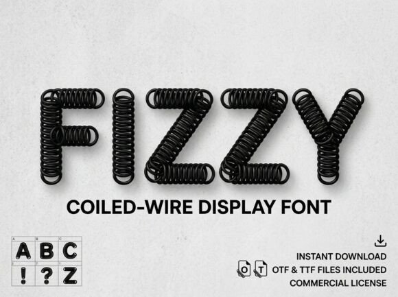 Fizzy Display Font for Bold Campaign Headlines