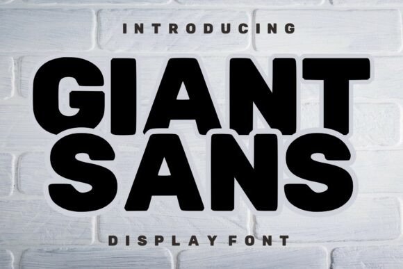 Giant Sans Typeface for Bold Branding