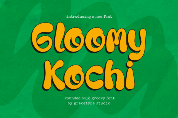Gloomy Kochi: A Retro Display Typeface for Modern Editors