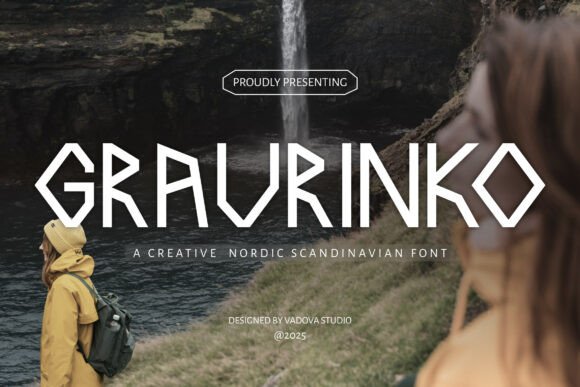 Graurinko: A Modern Display Font for Editorial Design