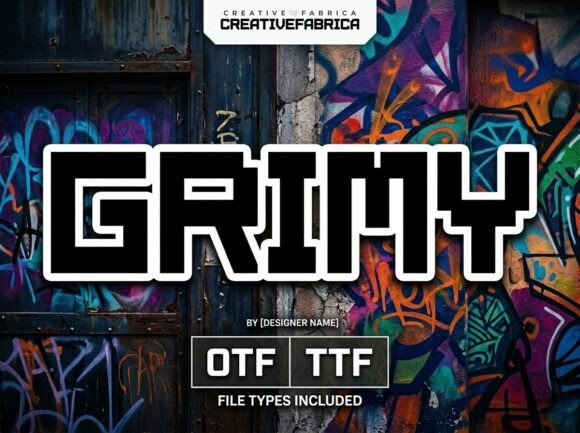Grimy Font Review: The Ultimate Display Typeface for Bold Branding