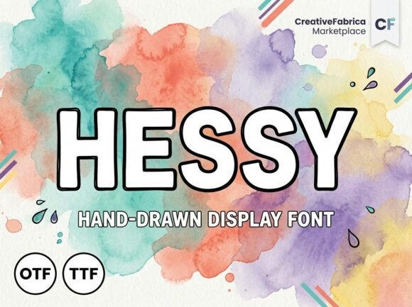 Hessy: A Bold Display Font for Editorial Impact