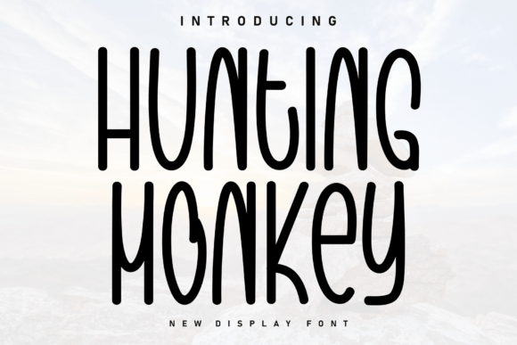 Hunting Monkey Font: A Charming Display Type for Creative Design