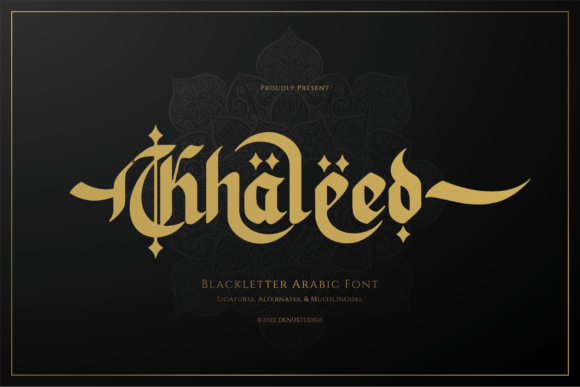 Khaleed: A Bold Display Typeface for Modern Campaigns