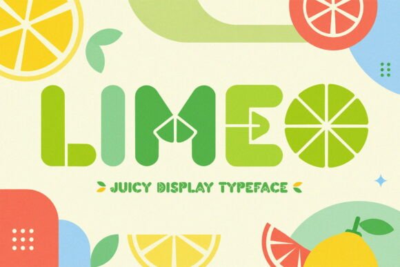 Limeo: The Bold Display Font for Summer Branding