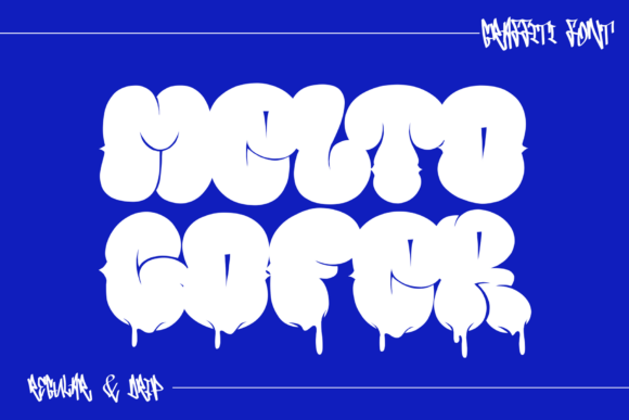 Melto Gofer: A Bubble Graffiti Display Font for Bold Editorial Design
