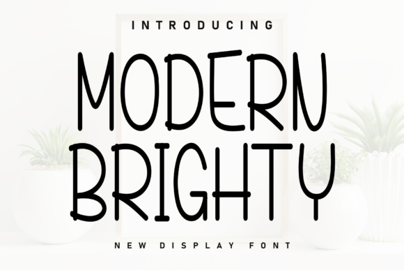 Modern Brighty: A Handwritten Font for Cozy Branding
