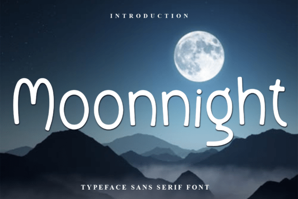 Moonnight Font: The Perfect Typeface for Handmade Brands