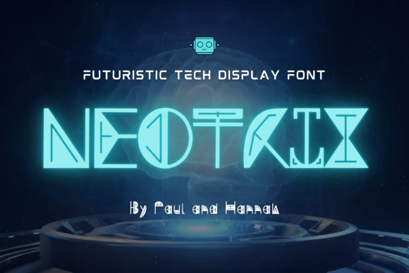 Neotrix: The Ultimate Futuristic Display Font for Makers