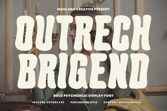 Outrech Brigend: A Retro Display Font for Editors