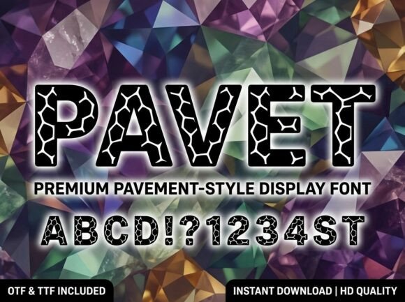 Pavet Typeface: Building Strong Brand Identity
