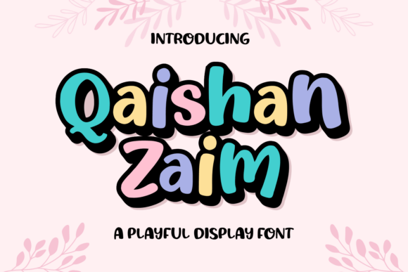 Qaishan Zaim Typeface for Bold Editorial Design