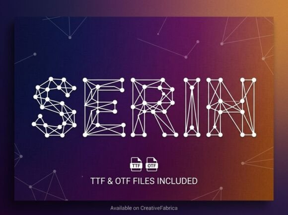 Serin Display Font for Editorial Design
