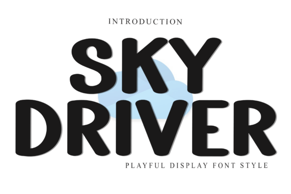 Skydriver Font: Festive Display Type for Holiday Designs