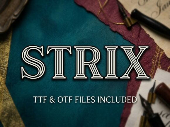 Strix Typeface: A Bold Display Font Review
