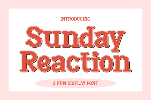 Sunday Reaction: A Retro Display Typeface for Branding