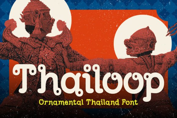 Thailoop Display Font for Modern Web Design
