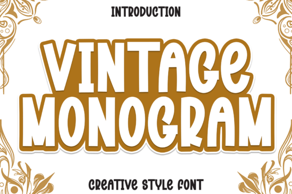 Vintage Monogram: Bold Display Fonts for Web Design